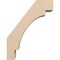 Ekena Millwork 5-inch W x 14-inch D x 18-inch H Merced Rough Cedar Woodgrain TimberThane Knee Brace, Primed BRCUR05X14X18MRCRCPR - alternate 2
